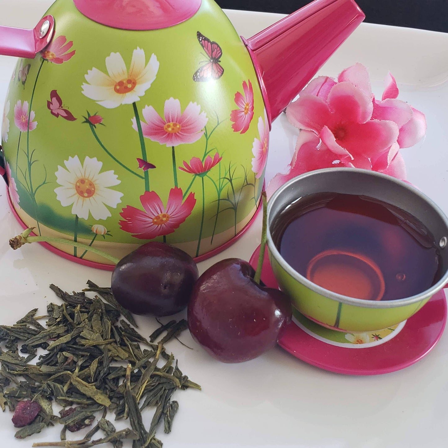 Sweet Cherry Blossom Green Tea - CUPPA