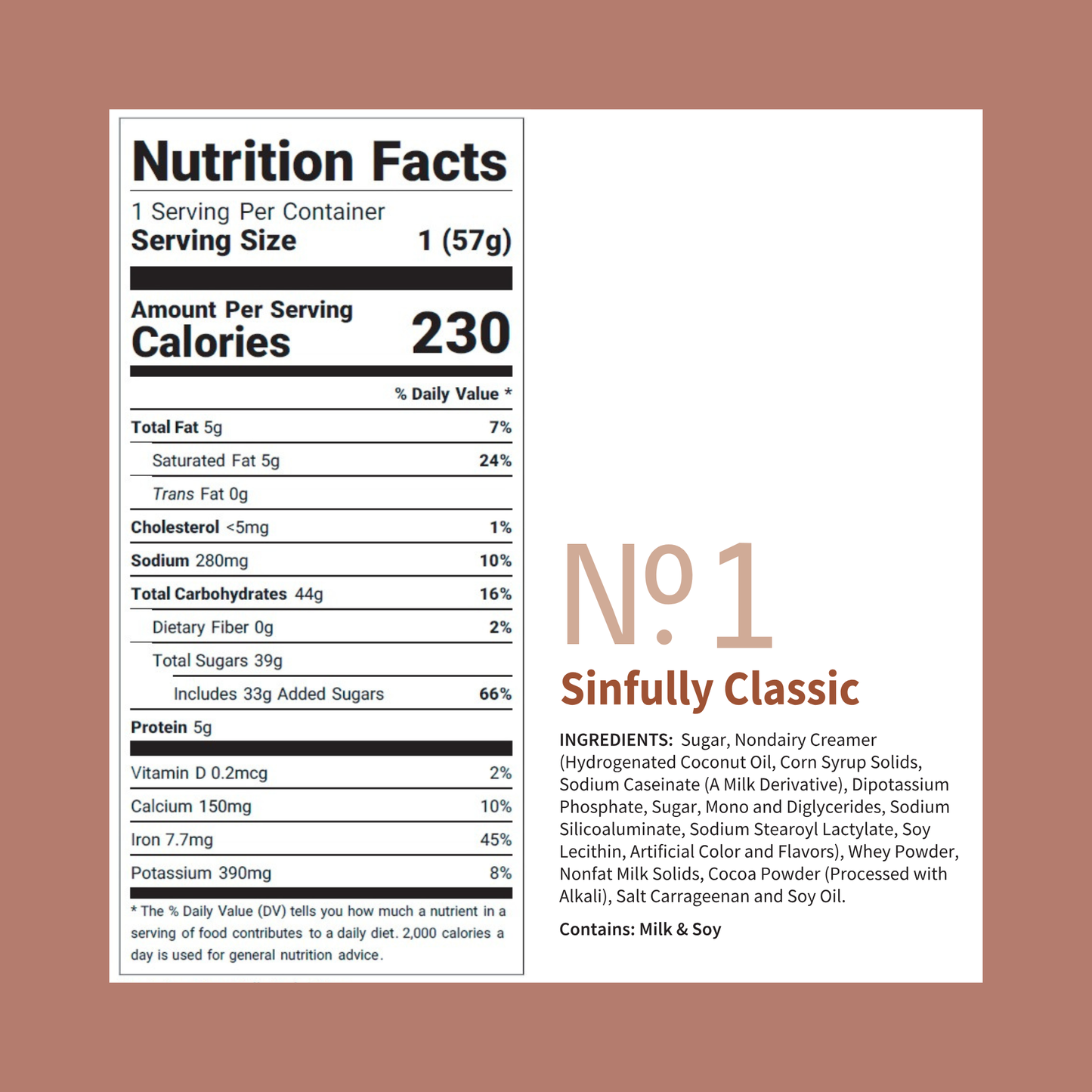 Cup of Coa Inc. - No. 1 Sinfully Classic Tins